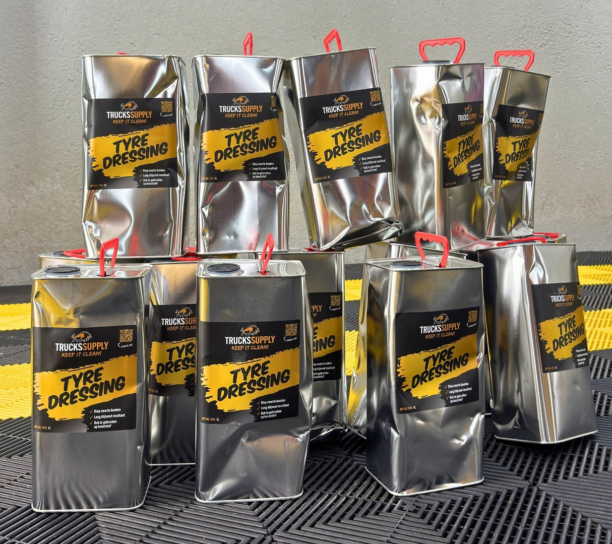 Bandenzwart 5liter Truckssupply vrachtwagen onderhoud