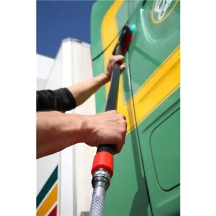wasborstel wassen vrachtwagen telescoop steel Vikan
