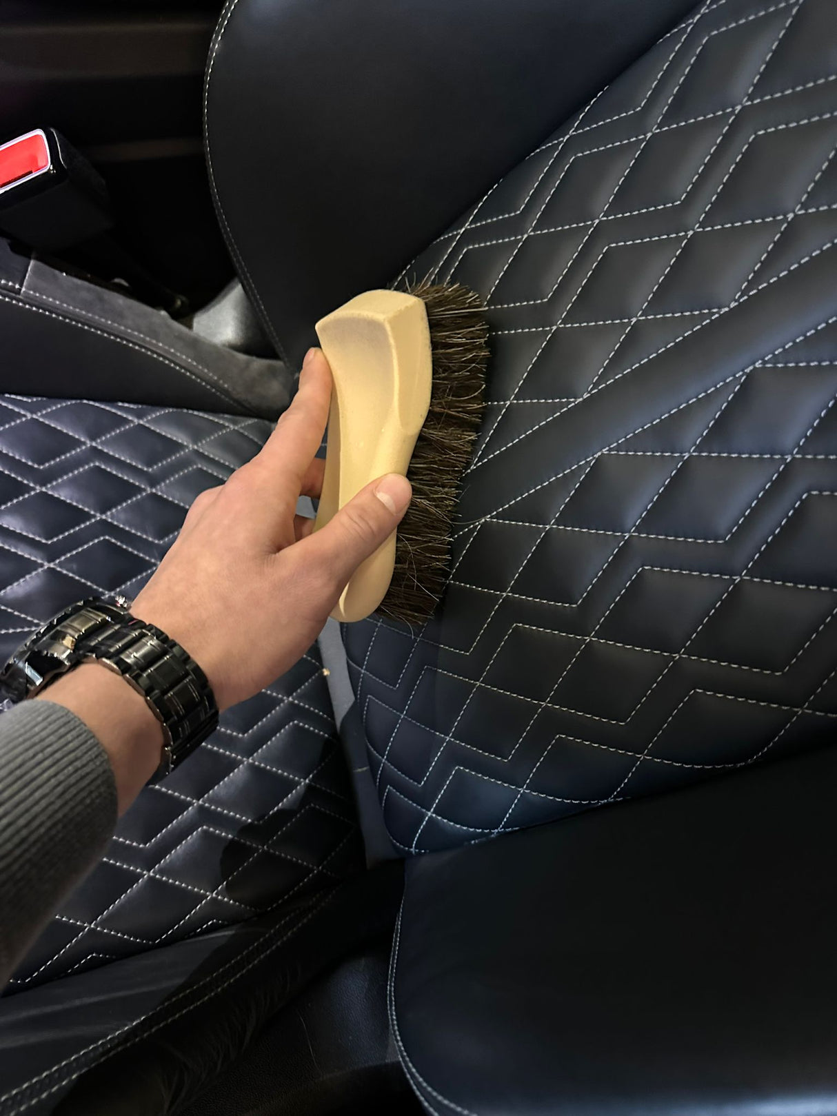 Paarden borstel leder borstel