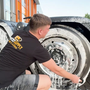 Tire Brush - Cleaning Tires